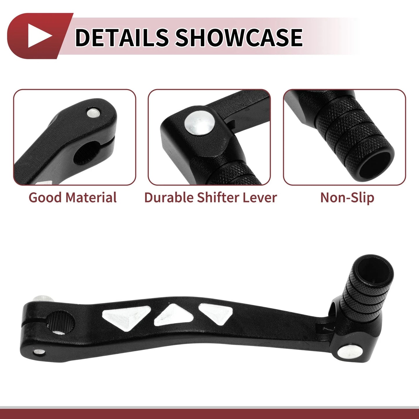 Folding Black Gear Shifter Lever for Kayo T4L
