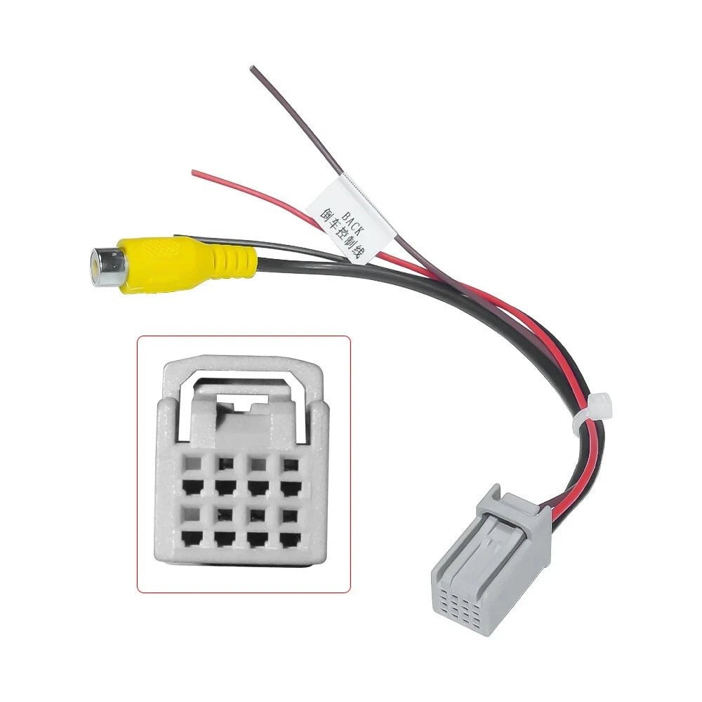 8Pin Rear Camera Video Plug Cable Adapter for Mitsubishi 2014-2020
