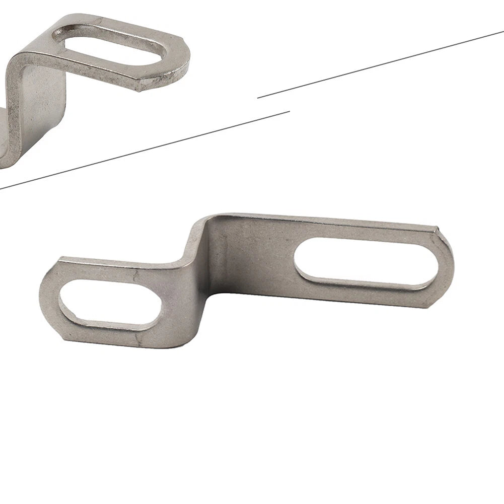Universal Exhaust Pipe Clamp Bracket for Motorcycle - Long Z-Shaped Mounting