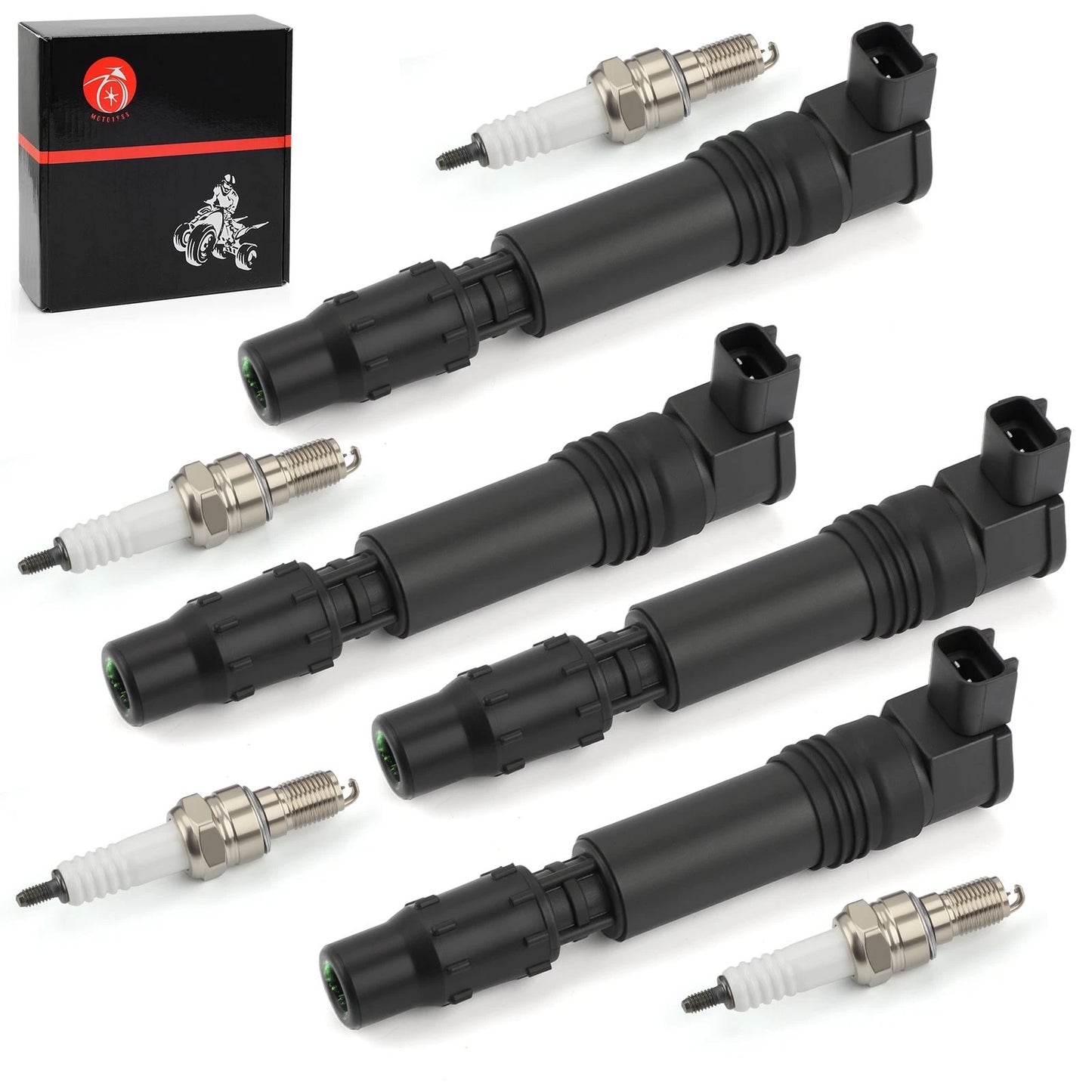 Ignition Coils for Honda CBR954RR 2002-2003 w/Iridium Spark Plug