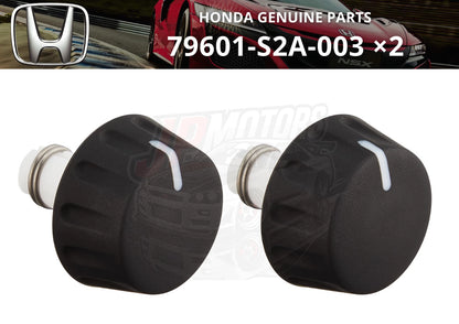 2 x Climate Control Knobs for Honda S2000 (00–01)