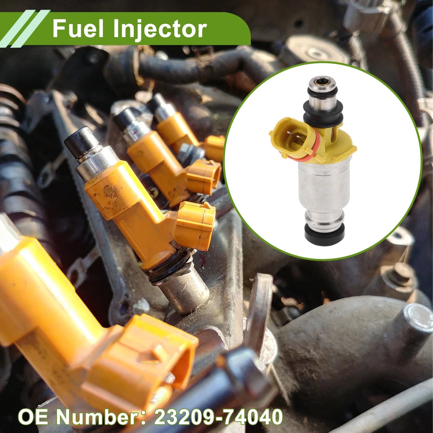 Fuel Injector 1 Pcs for Toyota Celica GT GTS 2.2 (1990–1991)