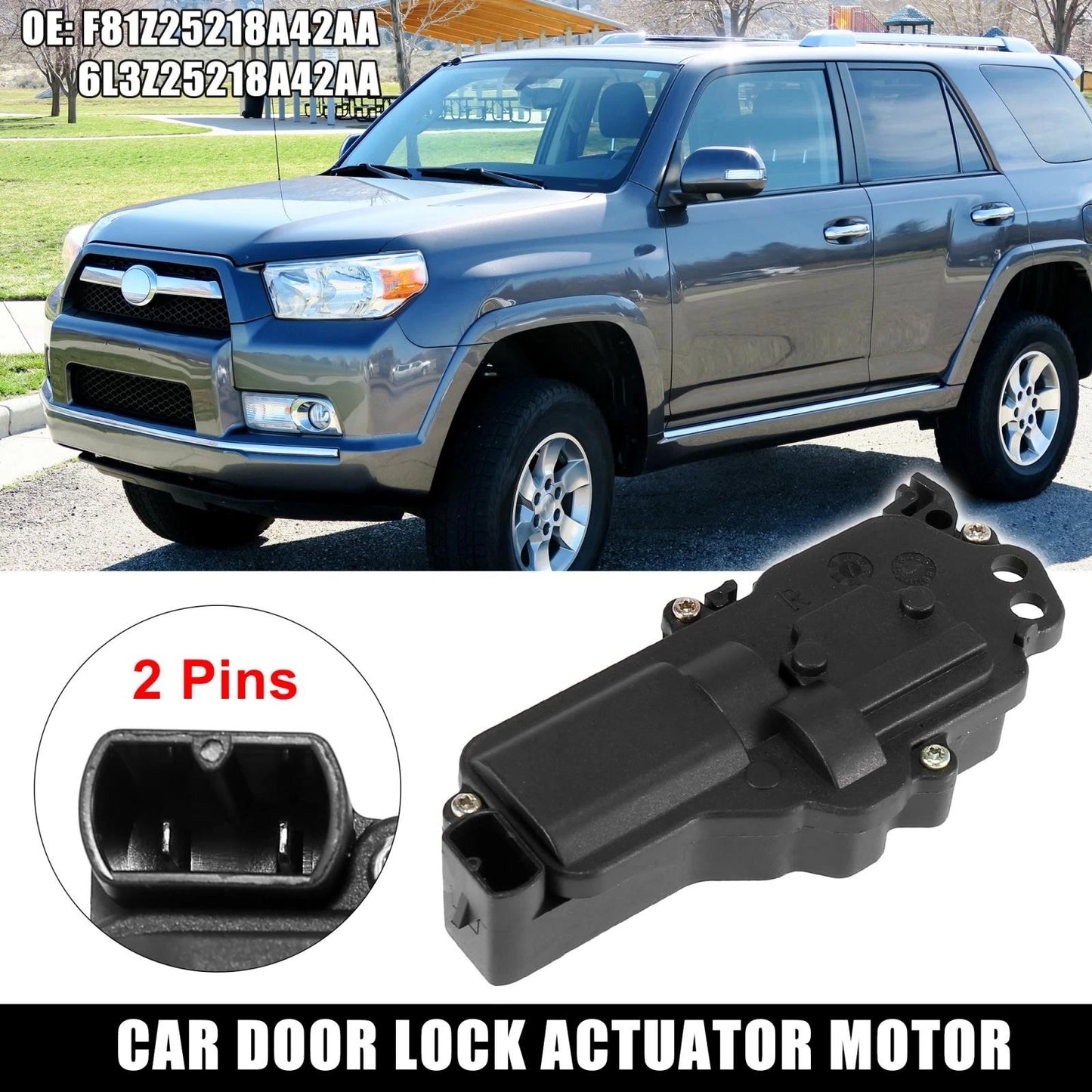 Power Door Lock Actuator Motor Front Right for Ford Expedition (1997-2002)