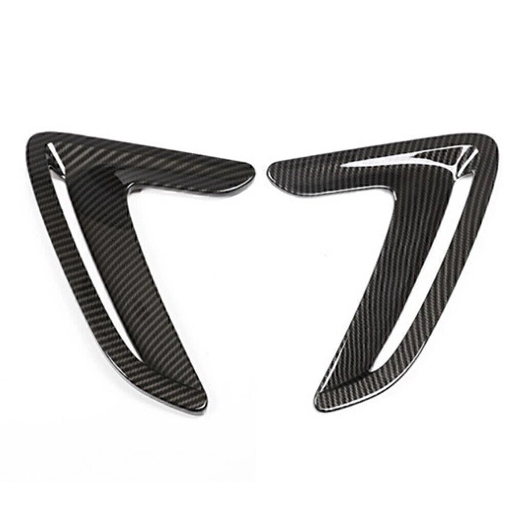Black Side Body Marker Fender Air Wing Vent Trim for BMW 3 Series GT (2013-2017)