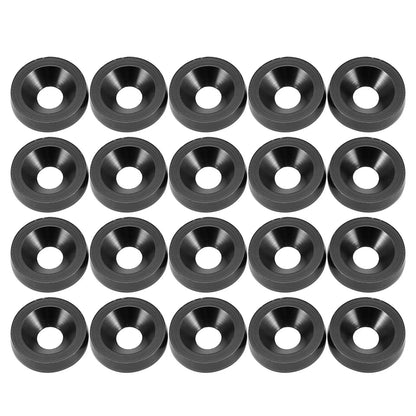 20pcs M6 Fender Bumper Washer Bolt Engine Bay Fastener for Car/Motorcycle