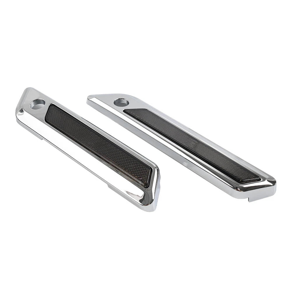 Saddle Bag Hinge Latch Covers for Harley Touring Electra Glide Road King (14-23)