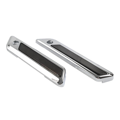 Saddle Bag Hinge Latch Covers for Harley Touring Electra Glide Road King (14-23)