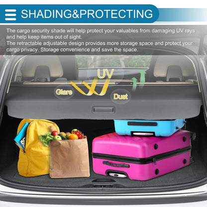 Retractable Cargo Cover for Ford Bronco Sport (2021-2025) Rear Trunk Shelf