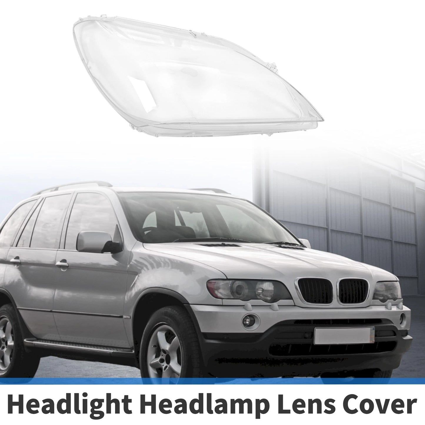 1 Pc Front Right Headlight Lens Cover for BMW 6 Series M6 (2010-2015)