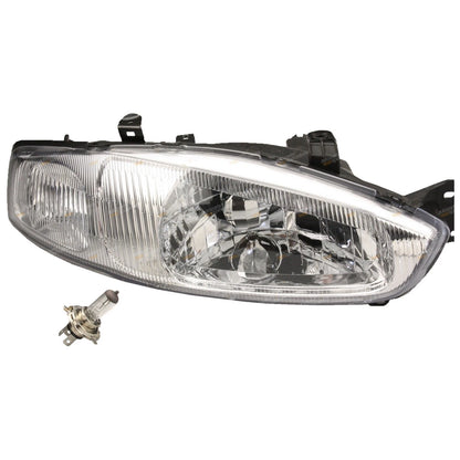 RH Chrome Headlight for Mitsubishi Mirage/Lancer CE Coupe/Hatch (1998 - 2004)