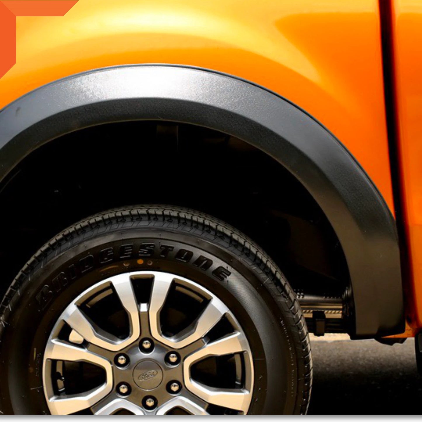 Matte Black Fender Flare Arch for Ford Ranger UTE PX3 (2018-2021)
