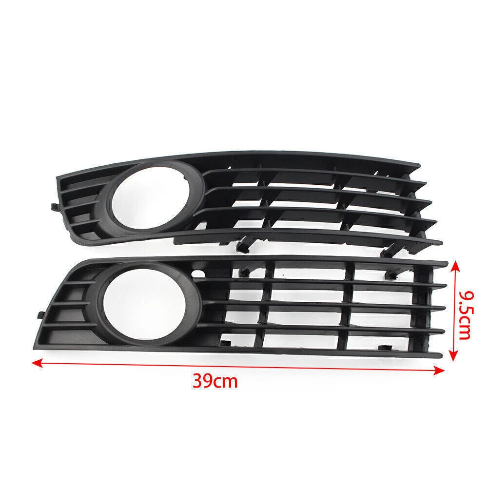 Right Front Fog Light Covers for Audi A4 B6 Sedan (2001-2005)