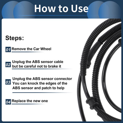 ABS Wheel Speed Sensor for Jeep Wrangler Rear Right (2011-2018)