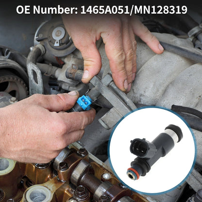 Fuel Injector 1465A051 for Mitsubishi Eclipse GS (2006-2012) 1 Pc Black