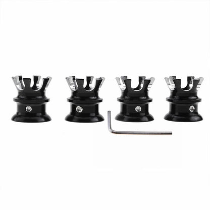 4 x Head Bolt Topper Crown Engine Cover Trim for Harley Road King, Glide