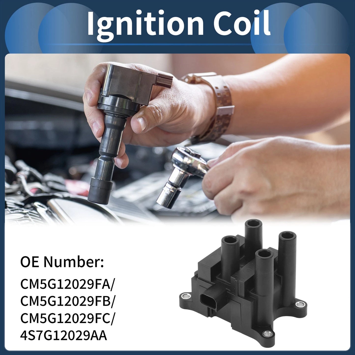 Ignition Coil Pack for Ford Fiesta 1.6L (2011-2015)