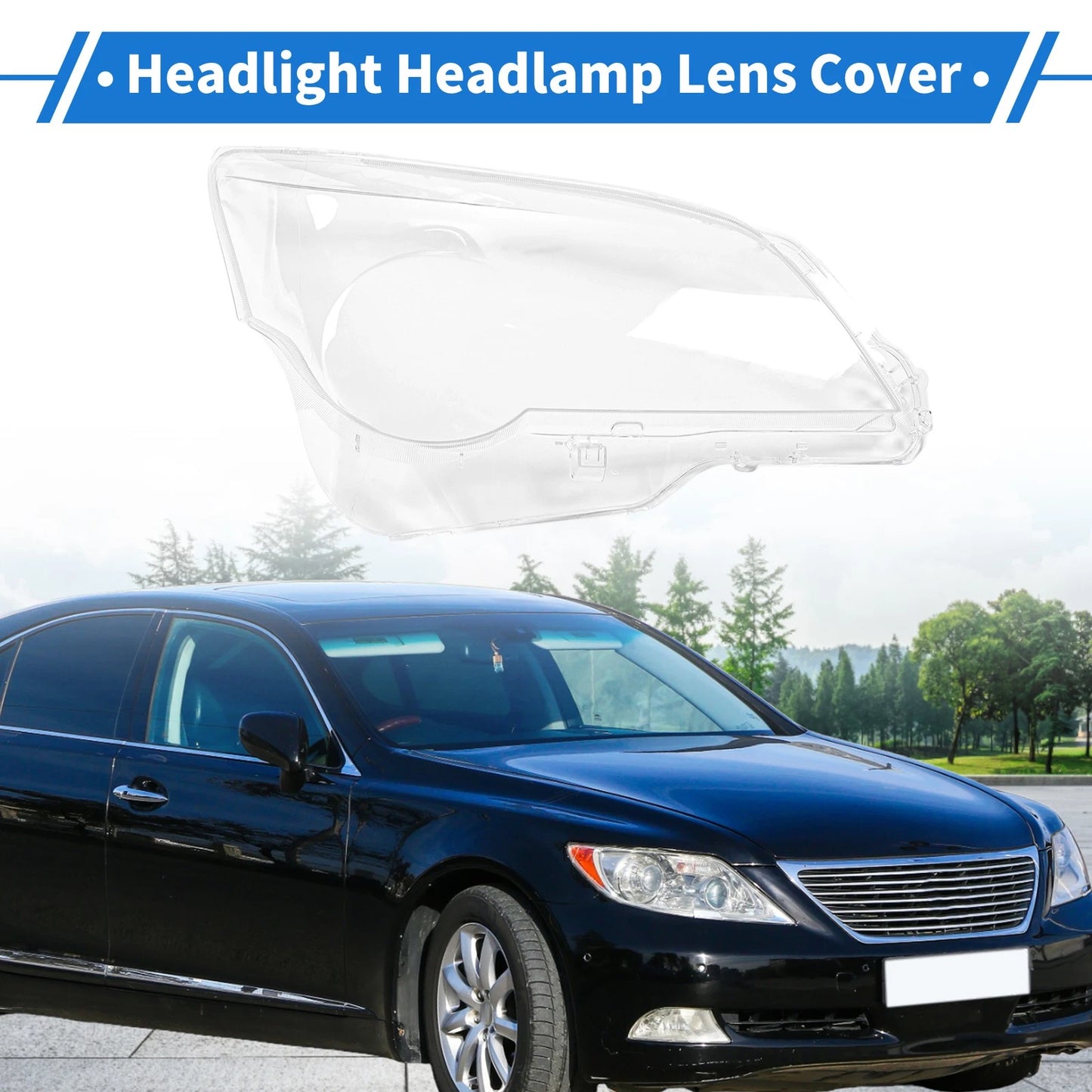 Car Front Right Headlight Lens Cover for Lexus GX460 (2010-2013)
