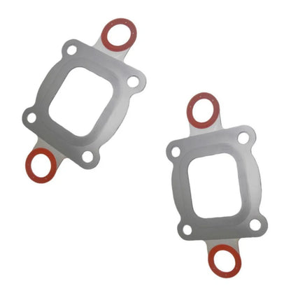 2Pcs Dry Joint Elbow Gasket for MerCruiser 4.3/5.0/5.7/6.2L