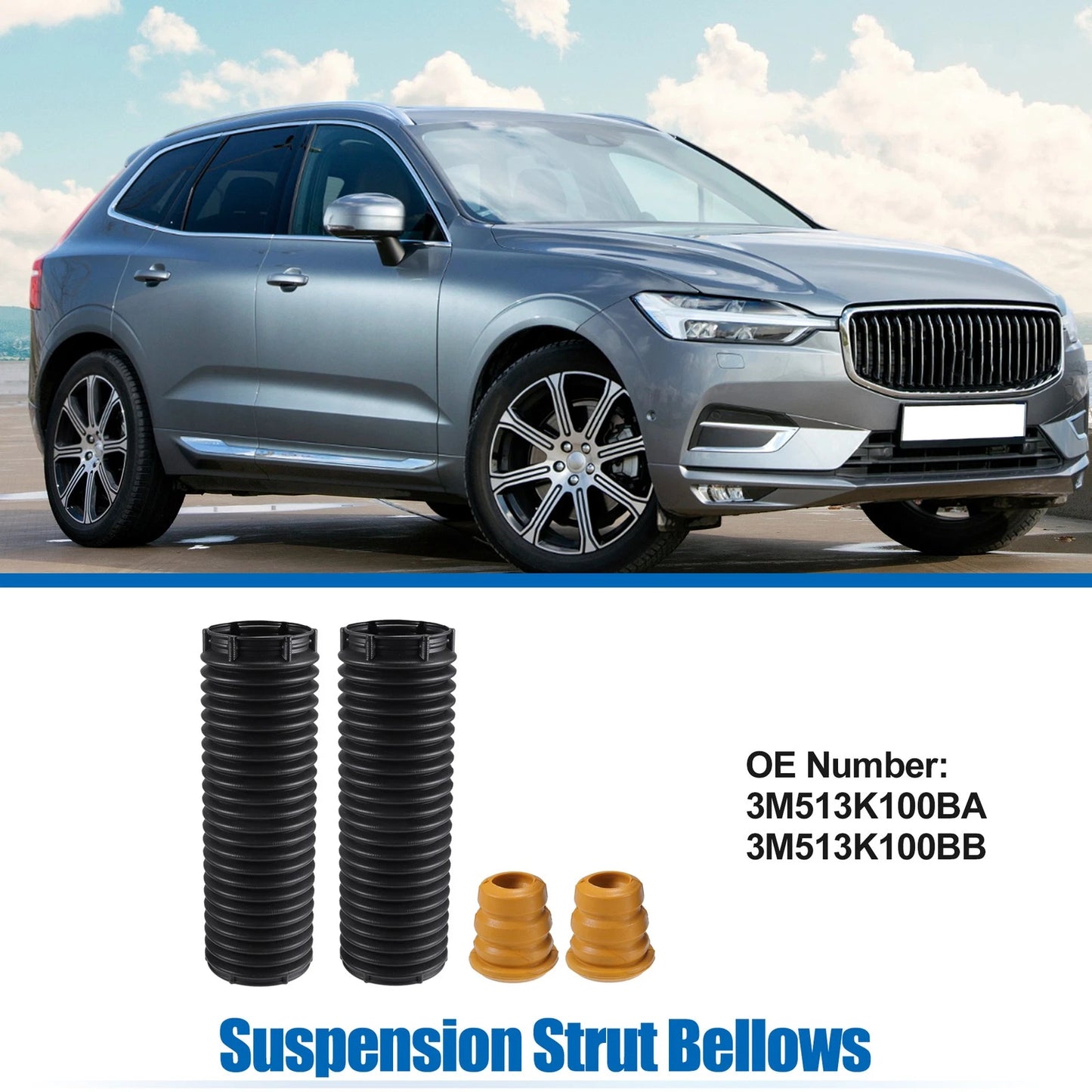 Suspension Strut Bellows Set for Volvo C30 (2007-2011)