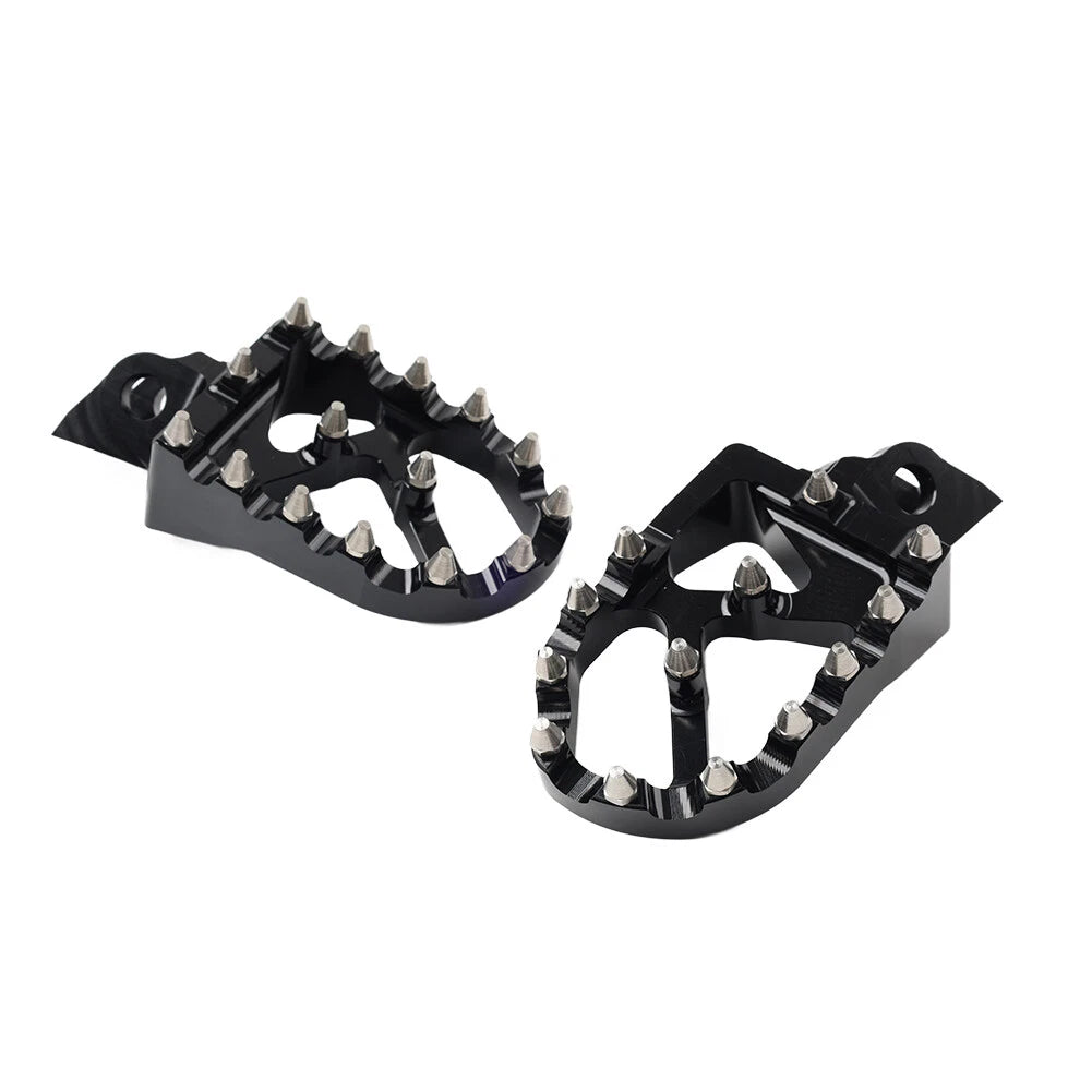 BLK CNC MX Foot Pegs for Kawasaki KX65 KX85 (2000-2020)