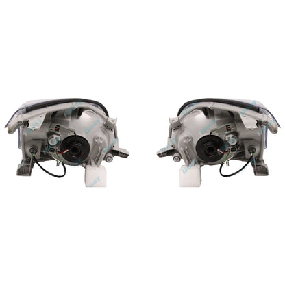 Chrome HeadLights PAIR LH+RH for Toyota Landcruiser Prado 120 Series 02~09 SUV