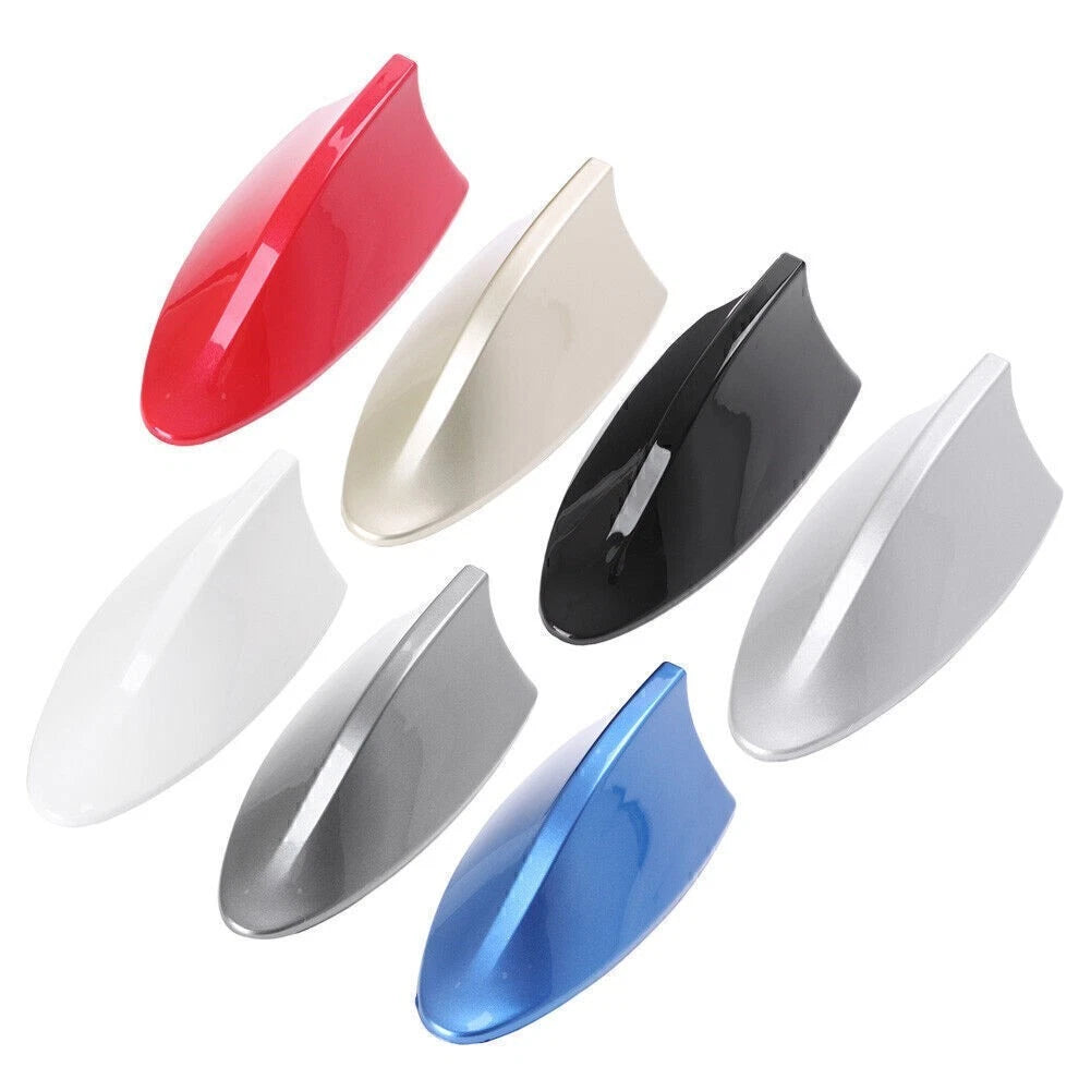 Shark Fin Antenna for Universal Car - FM/AM Radio Aerial Decor (No Drilling)