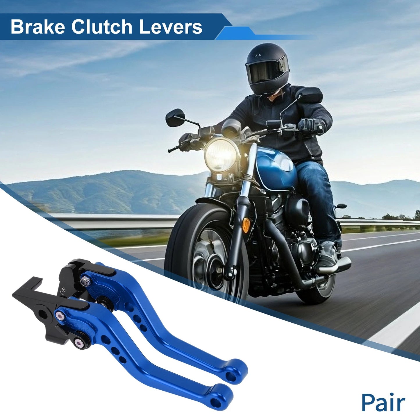 Short Brake Clutch Levers for Yamaha MT-10/FZ-10 (2017–2021)