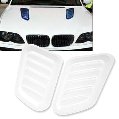 Decorative Air Flow Intake Hood Scoop Vent Bonnet Cover for Universal Car