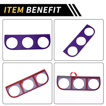 AC Switch Button Control Cover Trim for Jeep Wrangler JK (2011-2017) Purple