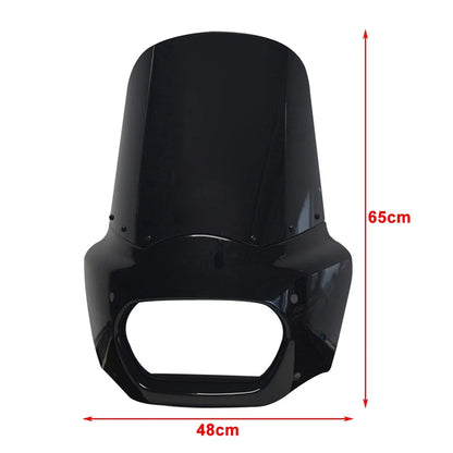 15" Clear Windshield Fairing for Harley Softail Fat Bob FXFB (2018-2019)