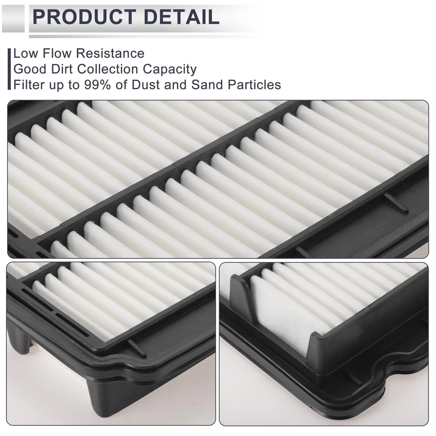 1 Pcs Car Engine Air Filter for Chevrolet Aveo 1.6L (2004 - 2011)