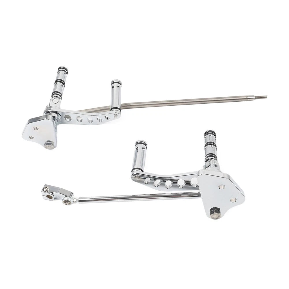Chrome Forward Controls Footpegs & Levers for Harley Dyna Low Rider (2006-2017)
