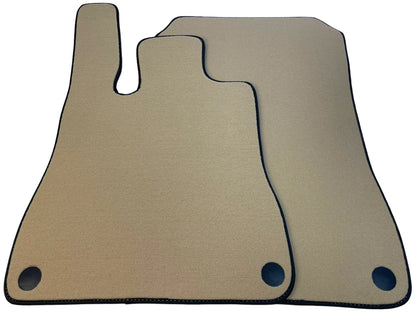 Beige Floor Mats for Mercedes-Benz SL R231 2012-2020 with Black Trim