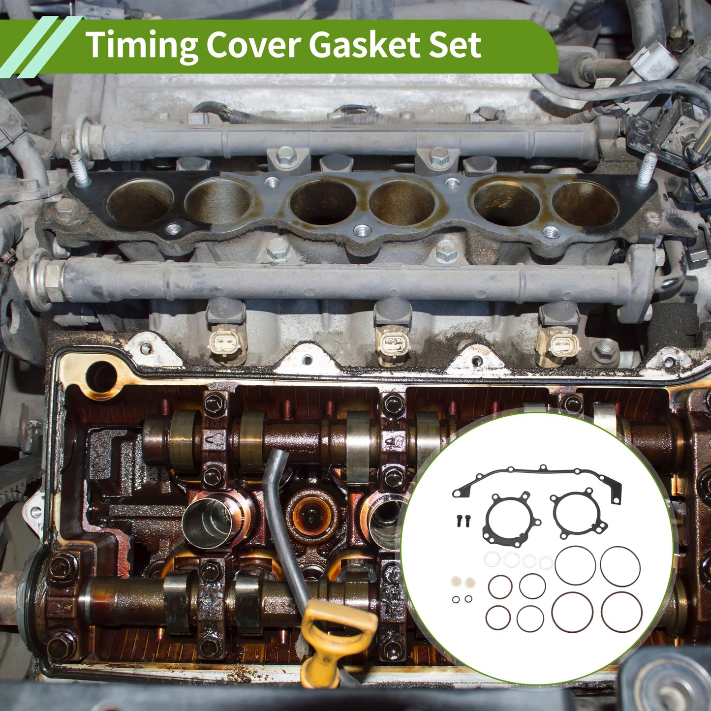 Timing Cover Gasket Set for BMW 325i Base 2.5L (2001-2005)