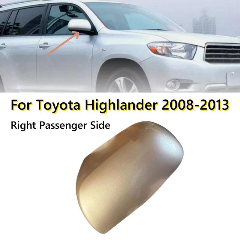 Right Side Rearview Mirror Cap Cover for Toyota Highlander (2008–2013)