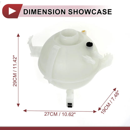 Coolant Expansion Overflow Tank for BMW 540D (2018) - 1 x PP Tank