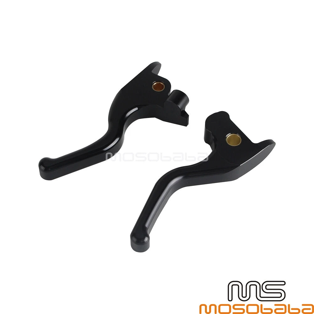 3 Finger Brake & Clutch Hand Levers Black for Harley Street Glide (2014-2023)