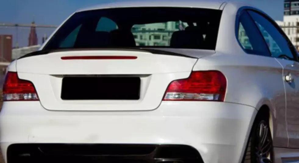 Glossy Black Rear P Style Spoiler Wing for BMW 1 Series E82 E88 Coupe (2007-2013)