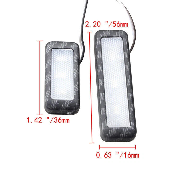 Ice Blue LED Ambient Light for Car Door Bowl Handle - Interior Accessories