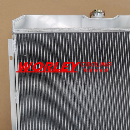 3 Row Alloy Radiator & Shroud & Fan for Ford Mustang V8 289/302/351 (1968-1969)