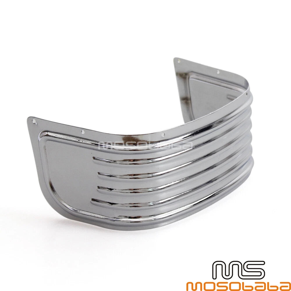 Ribbed Front Fender Trim Skirt for Harley Tri Electra Glide Road King (2014-2022)