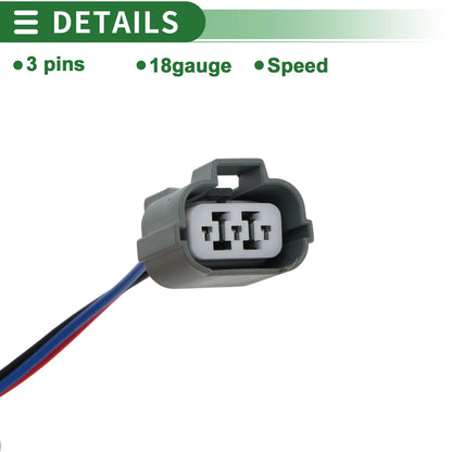 3 x Pins Sensor Wiring Harnesses for Acura CL (1997)