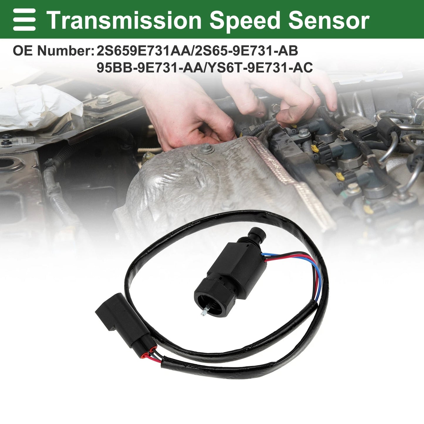 Transmission Speed Sensor for Ford Fiesta Mk6 1.6 (2010-2011)