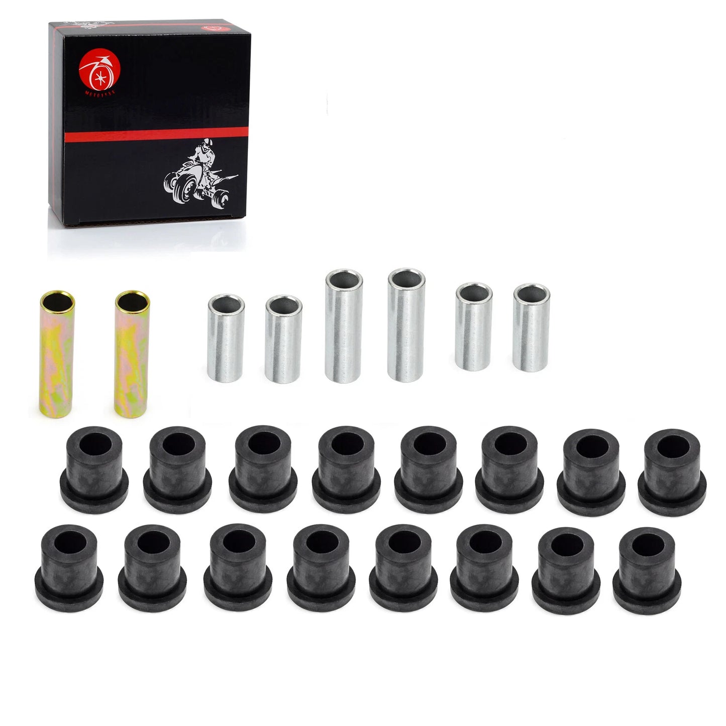 Front Lower Spring+Upper A-Arm Suspension for Club Car DS Bushing