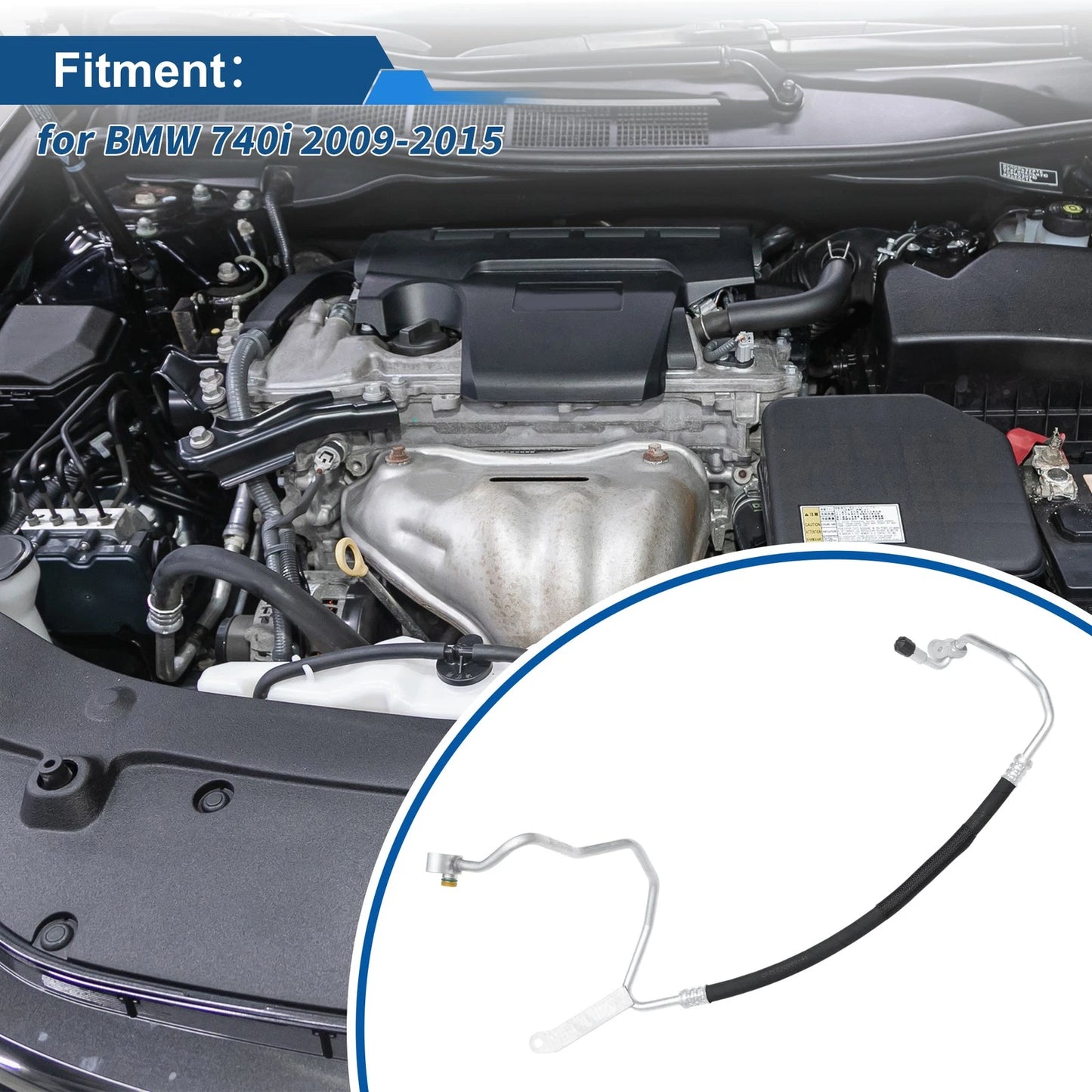 A/C Refrigerant Liquid Hose for BMW 740i (2009-2015)