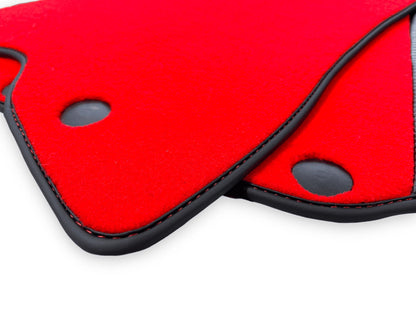 Red Floor Mats for Ferrari 812 Superfast (2017-2023) - AutoWin Brand