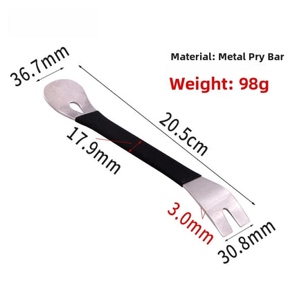 Metal U-Shaped Crowbar Tool for Car Audio Dash and Interior Panel Removal
