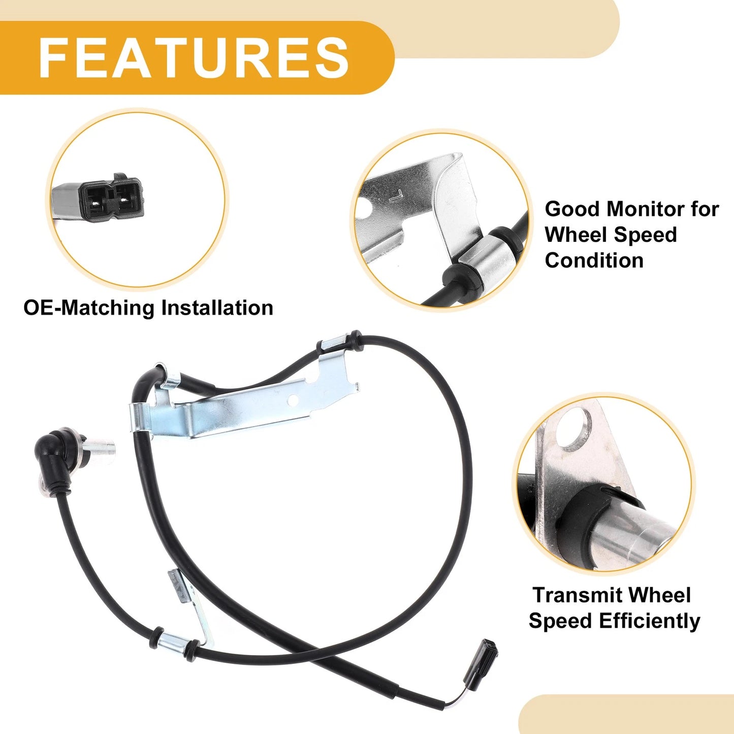 ABS Wheel Speed Sensor for Chevrolet Tracker Right