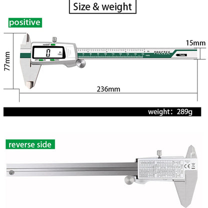 150mm Stainless Steel Digital Vernier Caliper Gauge for Precision Measurement