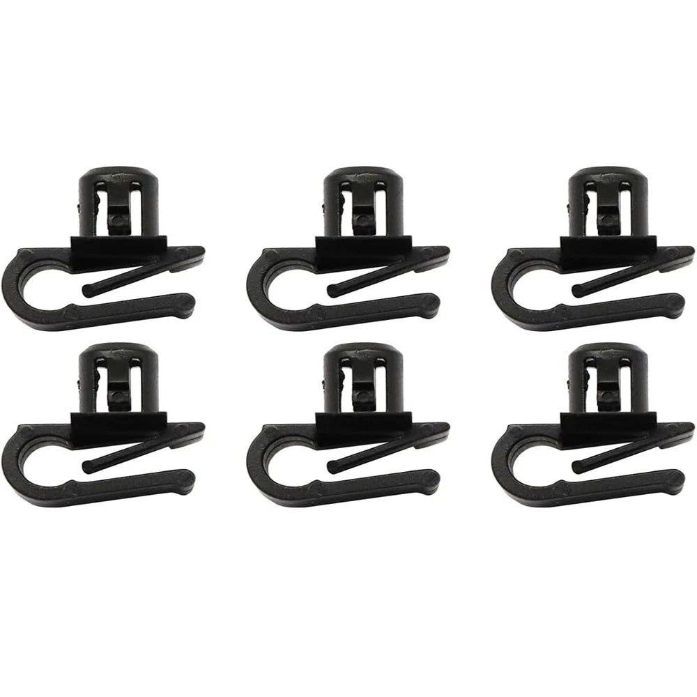 6 x Front Bumper Mesh Grille Fastener Clips for Mercedes-Benz C230 (2003-2007)